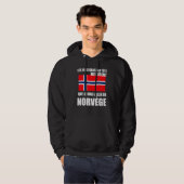 Norwegische Fahne Hoodie (Vorne ganz)