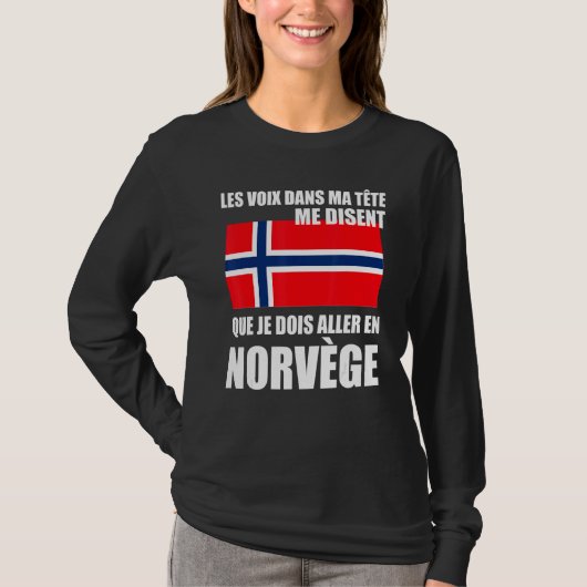 Norwegische Fahne T-Shirt (Vorderseite)