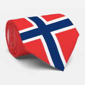 Norwegische Fahne und Norwegen, Reisen/Sport Krawatte (Gerollt)