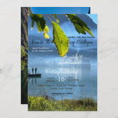 Norwegische Feiern Einladung (Vorne/Hinten)