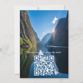 Norwegische Feiern Einladung (Rückseite)