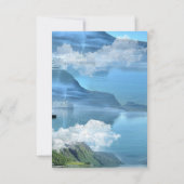 Norwegische Feiern RSVP Karte (Rückseite)