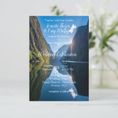 Norwegische Feiern RSVP Karte (Stehend Vorderseite)