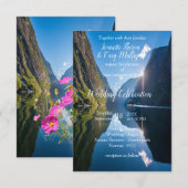 Norwegische Feiern RSVP Karte (Vorne/Hinten)