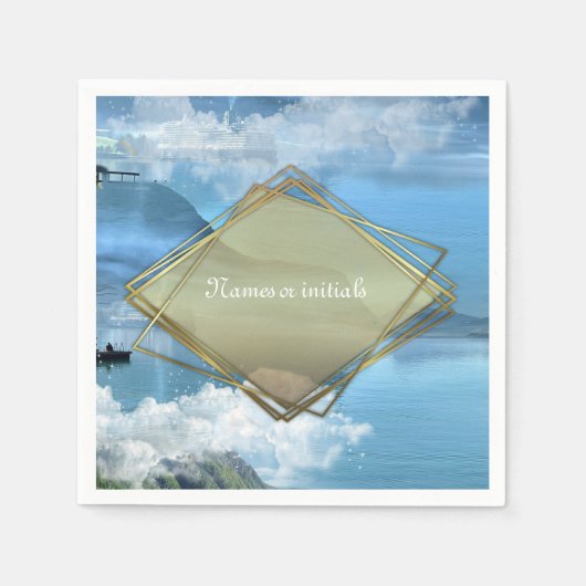 Norwegische Feiern Serviette (Vorderseite)