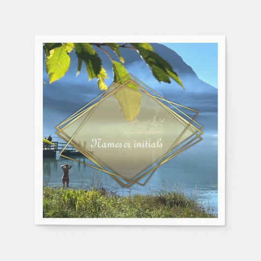 Norwegische Feiern Serviette (Vorderseite)