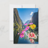 Norwegische Feste auf einer Kreuzfahrt RSVP Karte (Rückseite)