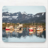 Norwegische Fischerboote Mousepad (Vorne)