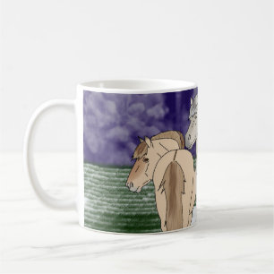 Norwegische Fjord-Pferde Kaffeetasse