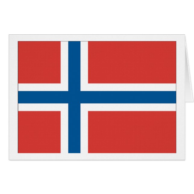 Norwegische Flagge (Vorderseite (Horizontal))