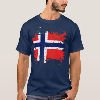 Norwegische Flagge1 T-Shirt