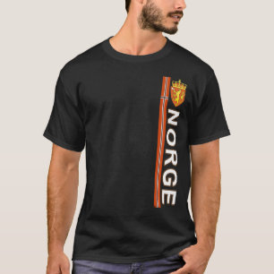 Norwegische Flagge als Thema Fußball und Sport T-Shirt
