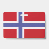 Norwegische Flagge Ausweis (Rückseite)