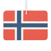 Norwegische Flagge Autolufterfrischer (Vorderseite)