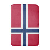 Norwegische Flagge Badematte (Vorderseite Vertikal)