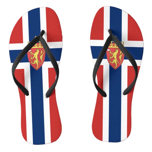 Norwegische Flagge Badesandalen (Fußbett)