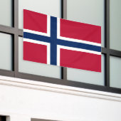 Norwegische Flagge Banner (Äußeres Gebäude)