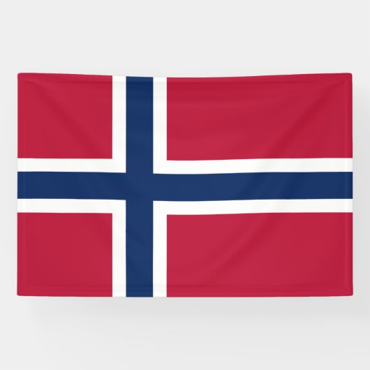 Norwegische Flagge Banner (Horizontal)