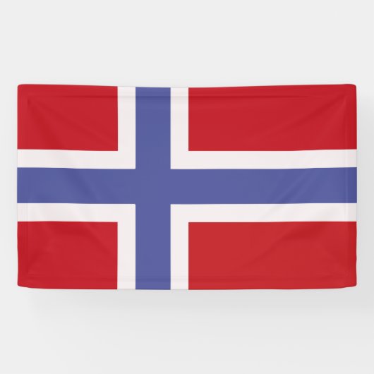 Norwegische Flagge Banner (Horizontal)
