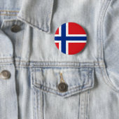 Norwegische Flagge Button (Beispiel)