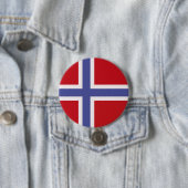 Norwegische Flagge Button (Beispiel)