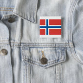 Norwegische Flagge Button (Beispiel)