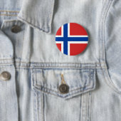 Norwegische Flagge Button (Beispiel)