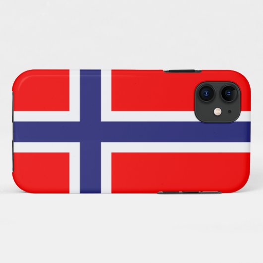 Norwegische Flagge Case-Mate iPhone Hülle (Rückseite (Horizontal))