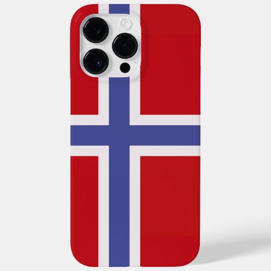 Norwegische Flagge Case-Mate iPhone Hülle (Rückseite)
