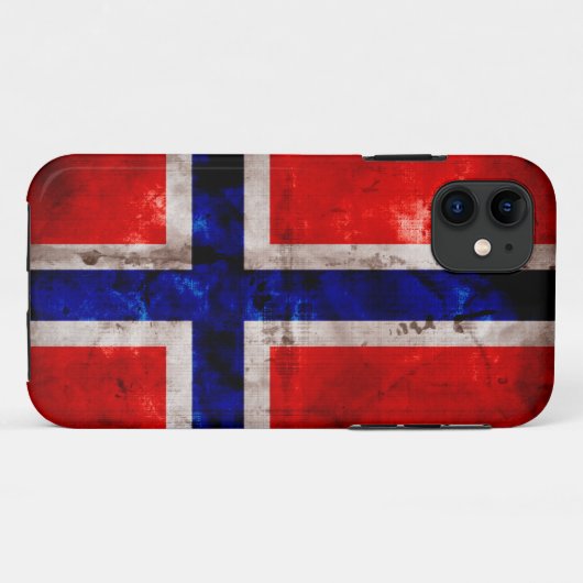 Norwegische Flagge Case-Mate iPhone Hülle (Rückseite (Horizontal))