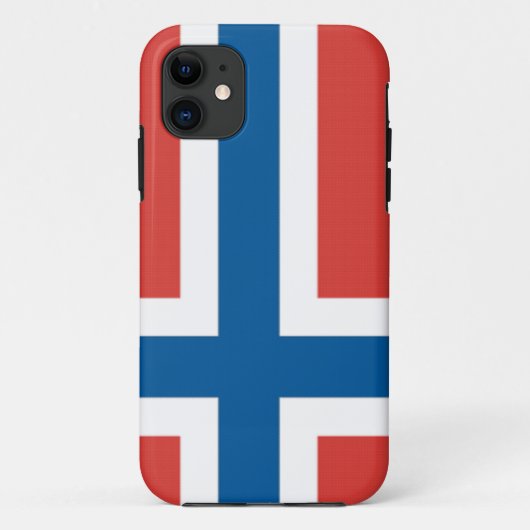 Norwegische Flagge Case-Mate iPhone Hülle (Rückseite)