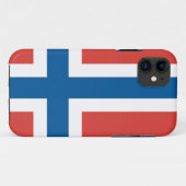 Norwegische Flagge Case-Mate iPhone Hülle (Rückseite (Horizontal))