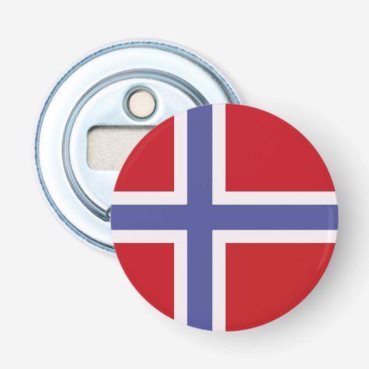 Norwegische Flagge Flaschenöffner (Vorderseite)