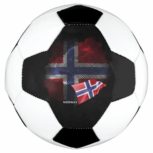 norwegische Flagge Fußball (Vorderseite)