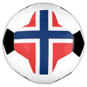 Norwegische Flagge Fußball (Gedreht)