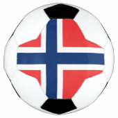 Norwegische Flagge Fußball (Vorderseite)