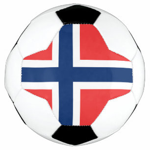 Norwegische Flagge Fußball