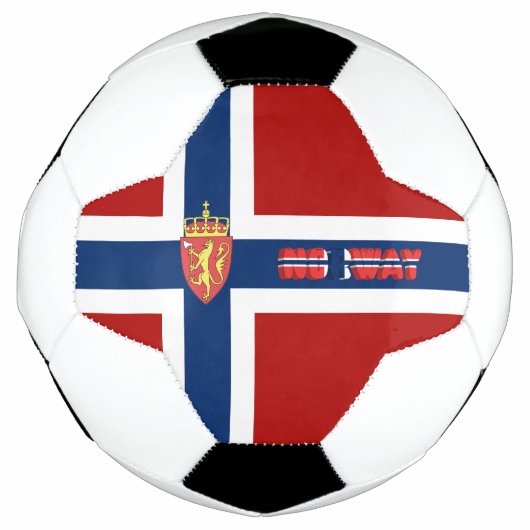 Norwegische Flagge Fußball (Vorderseite)