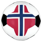 Norwegische Flagge Fußball (Gedreht)