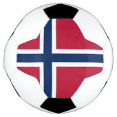 Norwegische Flagge Fußball (Vorderseite)