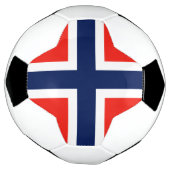 Norwegische Flagge Fußball (Gedreht)