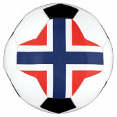 Norwegische Flagge Fußball (Vorderseite)