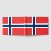 Norwegische Flagge Gästebuch (Voll)