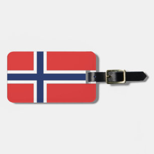 Norwegische Flagge Gepäckanhänger
