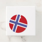 Norwegische Flagge Geschenkanhänger (Beispiel)