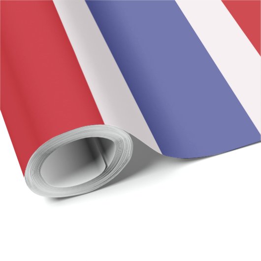 Norwegische Flagge Geschenkpapier (Rolleneckpunkt)