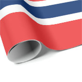 Norwegische Flagge Geschenkpapier (Rolleneckpunkt)