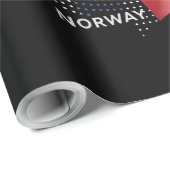 norwegische Flagge Geschenkpapier (Rolleneckpunkt)