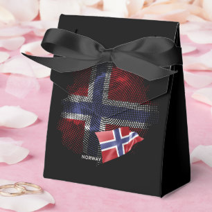 norwegische Flagge Geschenkschachtel