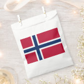 Norwegische Flagge Geschenktütchen (Ausgeschnitten)
